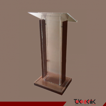 Jual Podium Akrilik – Mimbar Acrylic PD19 - Pusat Podium