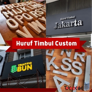 Huruf Timbul Custom