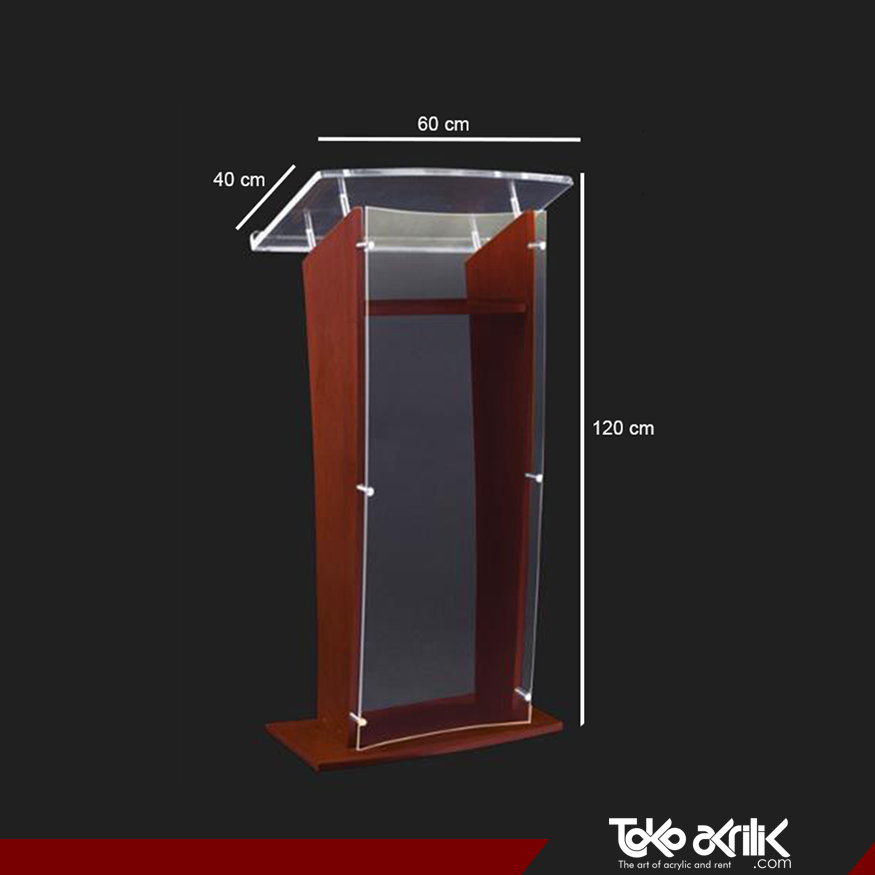 Jual Podium Akrilik / Acrylic Murah Seri PD08 - Sewa Dan Beli